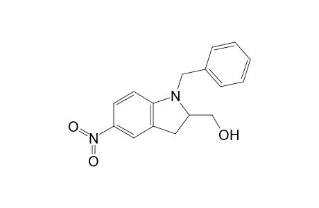 (1-benzyl-5-nitro-2,3-dihydroindol-2-yl)methanol