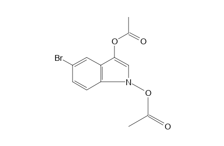 5-bromo-1-hydroxyindol-3-ol, diacetate