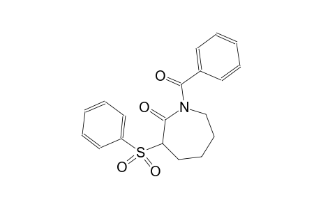 2H-azepin-2-one, 1-benzoylhexahydro-3-(phenylsulfonyl)-