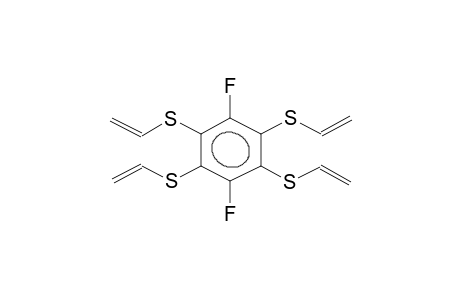 1,2,4,5-tetrakis(ethenylsulfanyl)-3,6-difluorobenzene