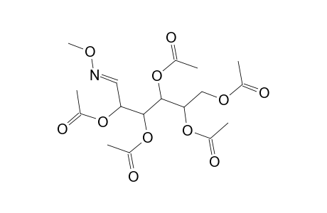 2,3,4,5,6-Penta-O-acetyl-D-glucose-O-methyloxime