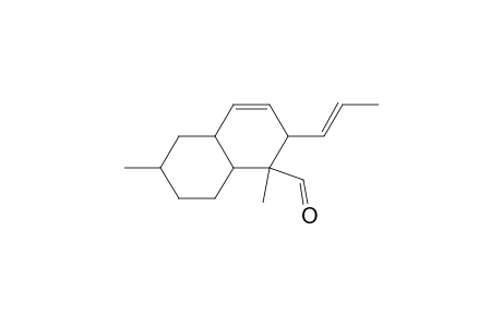 5,9-Dimethyl-5-formyl-4-(1-propenyl)-bicyclo[4.4.0]deca-2-ene