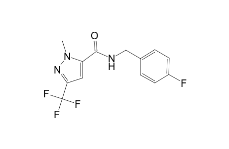 1H-Pyrazole-5-carboxamide, N-[(4-fluorophenyl)methyl]-1-methyl-3-(trifluoromethyl)-