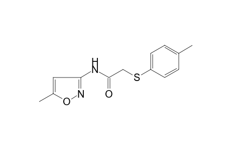N-(5-methyl-3-isoxazolyl)-2-(p-tolylthio)acetamide