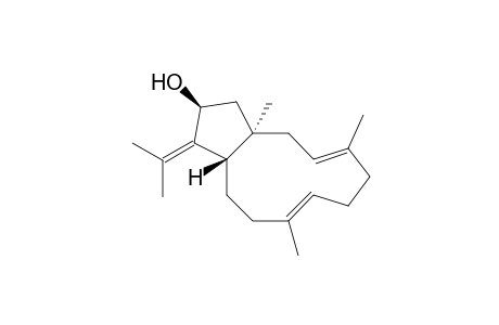 13-(S*)-HYDROXY-(1R*,11S*)-DOLABELLA-3(E),7(E,12(18)-TRIENE;ISOPALOMINOL