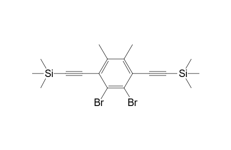 1,2-Dibromo-4,5-dimethyl-3,6-bis(trimethylsilylethynyl)benzene