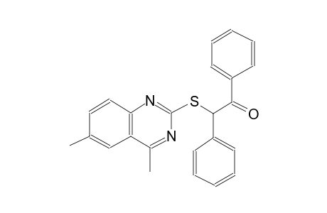 2-[(4,6-dimethyl-2-quinazolinyl)sulfanyl]-1,2-diphenylethanone