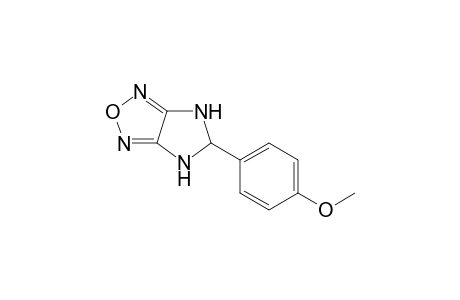 4H-2-Oxa-1,3,4,6-tetraazapentalene, 5-(4-methoxyphenyl)-5,6-dihydro-