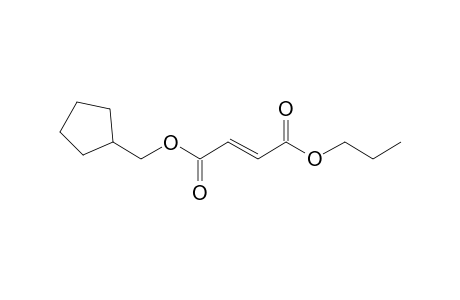 Fumaric acid, cyclopentylmethyl propyl ester