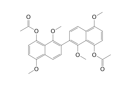 7-(1-Acetoxy-4,8-dimethoxy-7-naphthyl)-4,8-dimethoxy-1-naphthyl acetate