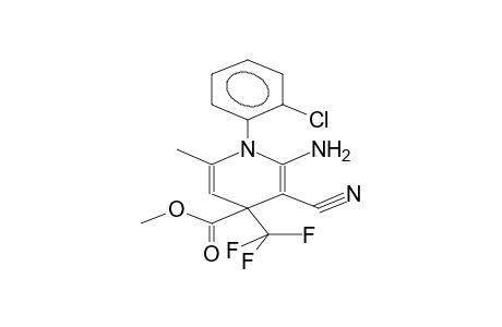 1-(ORTHO-CHLOROPHENYL)-2-AMINO-3-CYANO-4-TRIFLUOROMETHYL-4-METHOXYCARBONYL-6-METHYL-1,4-DIHYDROPYRIDINE
