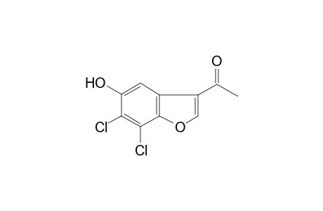 1-(6,7-Dichloro-5-hydroxy-1-benzofuran-3-yl)ethanone