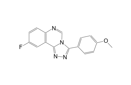 [1,2,4]triazolo[4,3-c]quinazoline, 9-fluoro-3-(4-methoxyphenyl)-