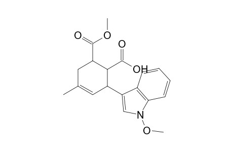 (1RS,2SR,3SR)-1-Methyl 3-(1'-Methoxyindol-3'-yl)-5-methylcyclohex-4-ene-1,2-dicarboxylate