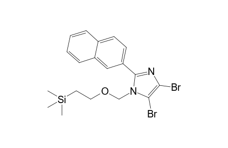 4,5-Dibromo-2-(2-naphthyl)-1-{[2-(1,1,1-trimethylsilyl)ethoxy]methyl}-1H-imidazole