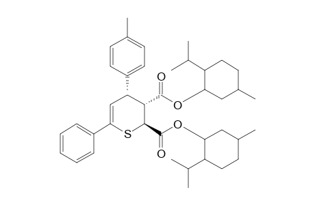 di-(-)-menthyl (2S,3R,4R)-6-phenyl-4-(p-tolyl)-3,4-dihydro-2H-thiopyran-2,3-dicarboxylate