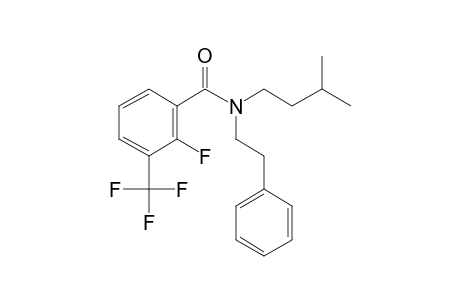 Benzamide, 2-fluoro-3-trifluoromethyl-N-(2-phenylethyl)-N-(3-methylbutyl)-