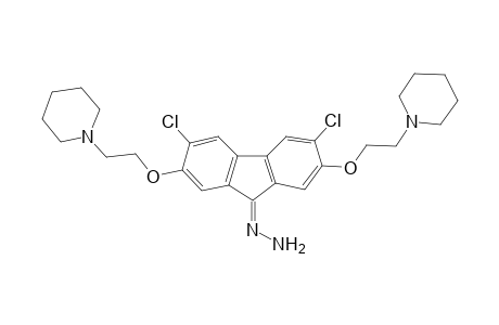 3,6-Dichloro-2,7-bis[2-(1-piperidinyl)ethoxy]-9H-fluoren-9-one hydrazone