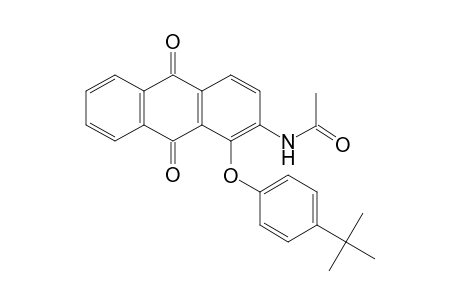 acetamide, N-[1-[4-(1,1-dimethylethyl)phenoxy]-9,10-dihydro-9,10-dioxo-2-anthracenyl]-