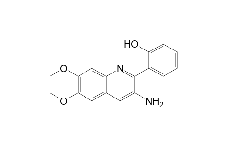 2-(3-Amino-6,7-dimethoxyquinolin-2-yl)phenol