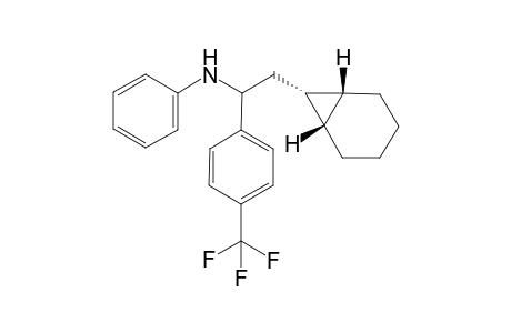 cis-N-(2-(Bicyclo[4.1.0]heptan-7-yl)-1-(4-(trifluoromethyl)phenyl)ethyl)aniline