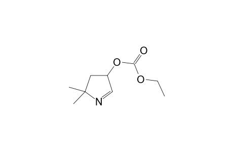 ETYHL-5,5-DIMETHYL-4,5-DIHYDRO-3H-PYRROL-3-YL-CARBONATE