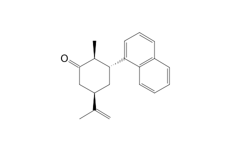 (2S,3R,5R)-5-ISOPROPENYL-2-METHYL-3-NAPHTHALEN-1-YL-CYCLOHEXANONE