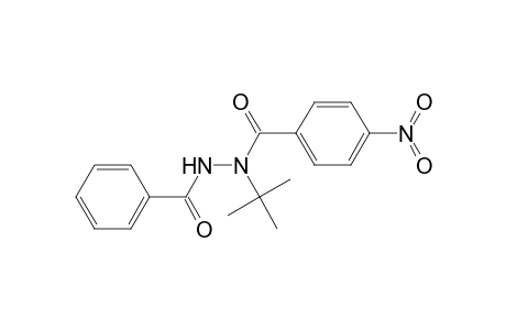 N-tert-butyl-4-nitro-N'-(phenylcarbonyl)benzohydrazide