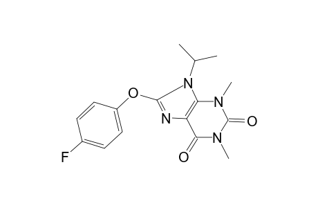 8-(4-Fluoro-phenoxy)-9-isopropyl-1,3-dimethyl-3,9-dihydro-purine-2,6-dione