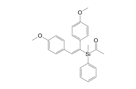 (4E)-4,5-bis(p-Methoxyphenyl)-3-methyl-3-phenyl-3-silapent-4-en-2-one
