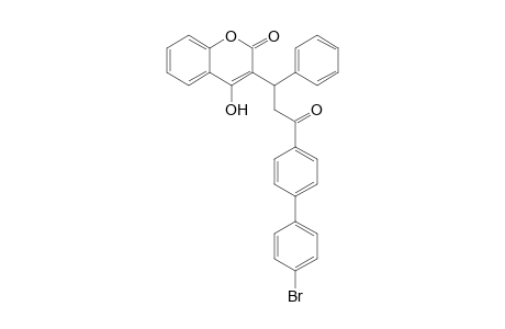 2H-1-Benzopyran-2-one, 3-[3-(4'-bromo[1,1'-biphenyl]-4-yl)-3-oxo-1-phenylpropyl]-4-hydroxy-