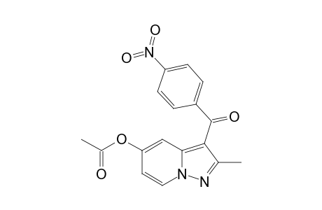 5-acetoxy-2-methyl-3-(4-nitrobenzoyl)pyrazolo[1,5-a]pyridine