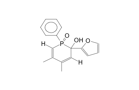 1-PHENYL-2-HYDROXY-2-(2-FURYL)-4,5-DIMETHYL-1,2-DIHYDROPHOSPHORINEOXIDE