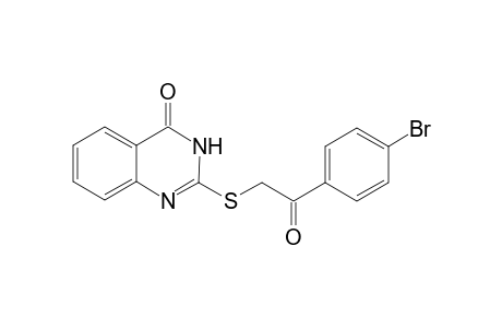 Quinazolin-4(3H)-one, 2-[2-(4-bromophenyl-2-oxoethylthio]-