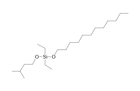 Silane, diethyldodecyloxy(3-methylbutoxy)-