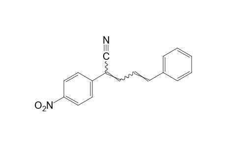 2-(p-Nitrophenyl)-5-phenyl-2,4-pentadienenitrile