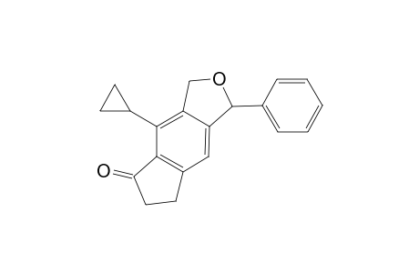 4-Cyclopropyl-6,7-dihydro-1-phenyl-1H-indeno[5,6-c]furan-5(3H)-one