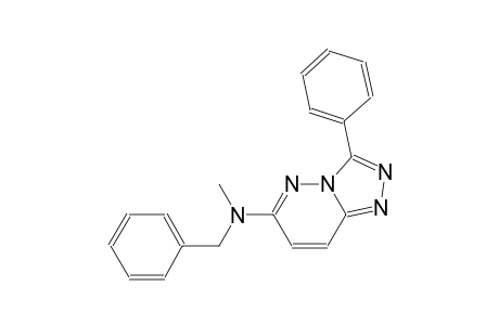 [1,2,4]triazolo[4,3-b]pyridazin-6-amine, N-methyl-3-phenyl-N-(phenylmethyl)-