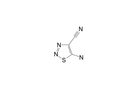 5-aminothiadiazole-4-carbonitrile