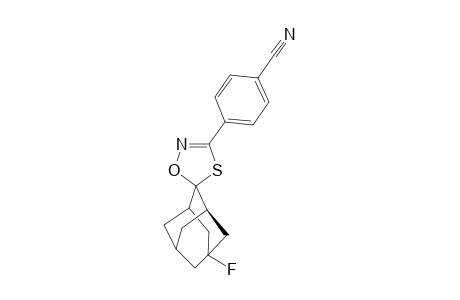 (Z)-5-Fluoro-3'-(4-cyanophenyl)adamantane-2-spiro-5'-(delta.(2)-1',4',2'-oxathiazoline)