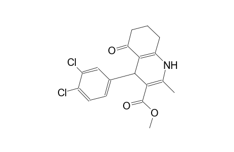 methyl 4-(3,4-dichlorophenyl)-2-methyl-5-oxo-1,4,5,6,7,8-hexahydro-3-quinolinecarboxylate