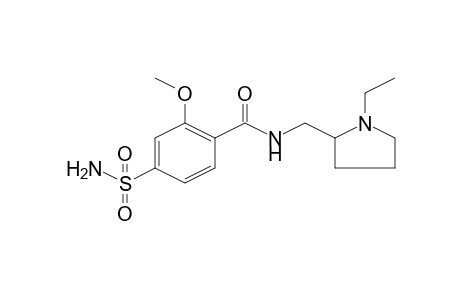 4-(Aminosulfonyl)-N-[(1-ethyl-2-pyrrolidinyl)methyl]-2-methoxybenzamide