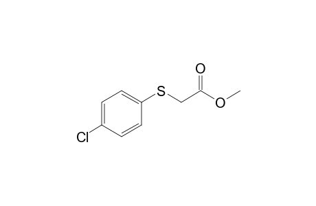 [(p-chlorophenyl)thio]acetic acid, methyl ester