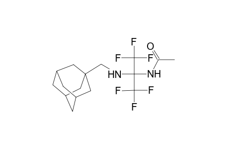 acetamide, N-[2,2,2-trifluoro-1-[(tricyclo[3.3.1.1~3,7~]dec-1-ylmethyl)amino]-1-(trifluoromethyl)ethyl]-