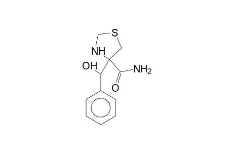 4-[Hydroxy(phenyl)methyl]-1,3-thiazolidine-4-carboxamide
