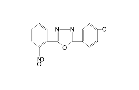 2-(p-chlorophenyl)-5-(o-nitrophenyl)-1,3,4-oxadiazole