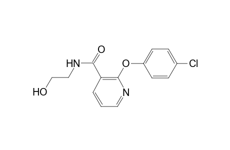 2-(4-Chlorophenoxy)-N-(2-hydroxyethyl)nicotinamide