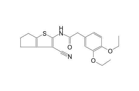 benzeneacetamide, N-(3-cyano-5,6-dihydro-4H-cyclopenta[b]thien-2-yl)-3,4-diethoxy-