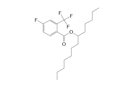 4-Fluoro-2-trifluromethylbenzoic acid, 6-tridecyl ester