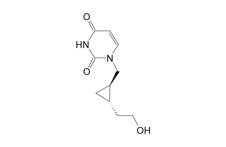 1-[[(1R,2S)-2-(2-hydroxyethyl)cyclopropyl]methyl]pyrimidine-2,4-quinone